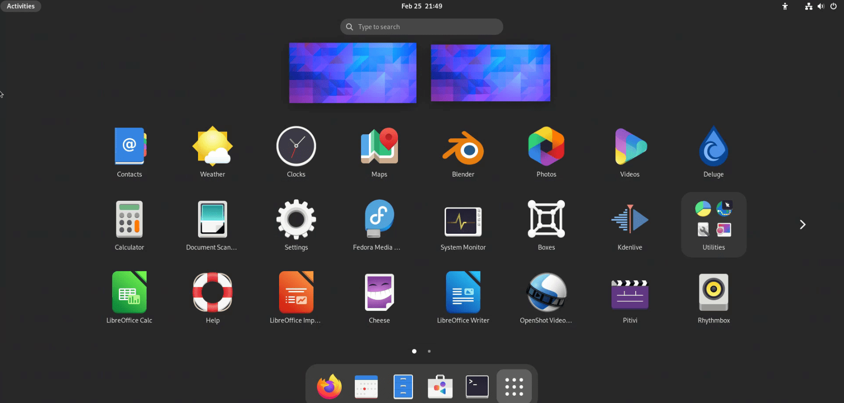 GNOME-Applications-menu