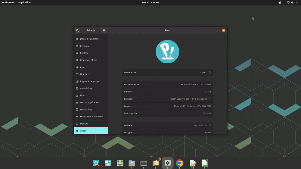 Pop_OS-22.04-LTS-Desktop